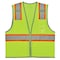 Ergodyne Two-Tone Hi-Vis Safety Vest 4XL Class 2 H Back, , Zipper 6 Pockets, 2 Mic Tab, ID Window 8246Z-S - alternate 1